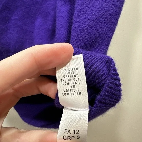 ST.JOHN SPORT  Women's Sweater Sleeveless Blue Cashmere Size Xl Lightweight Knit - Picture 5 of 11